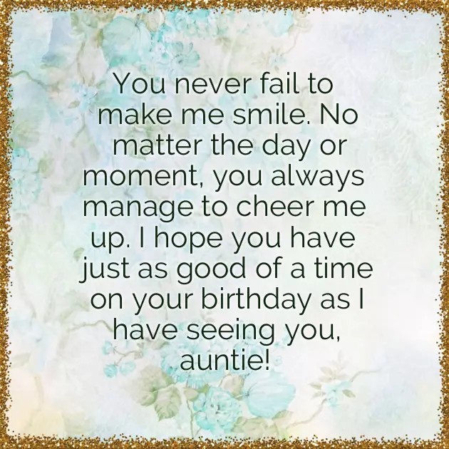 Happy Birthday To My Tia