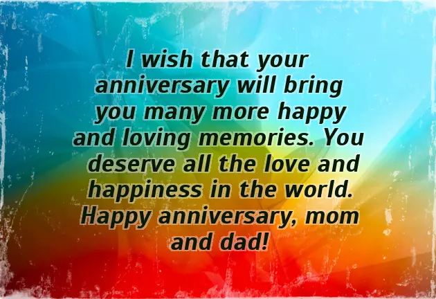 Happy Anniversary To You Mom And Dad