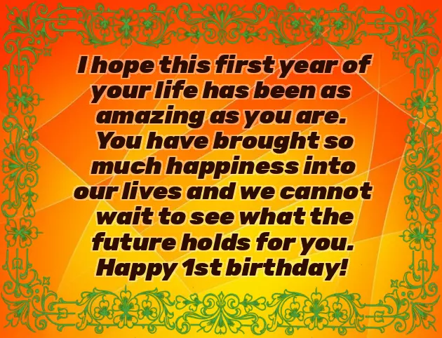 First Birthday Quotes For Niece First Birthday Quotes For Niece