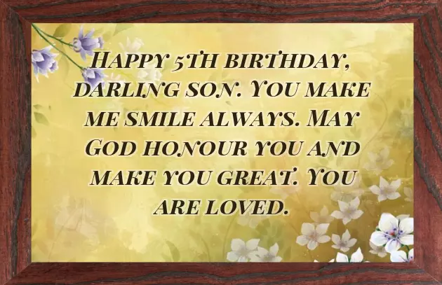5Th Birthday Quotes For Son 5Th Birthday Quotes For Son