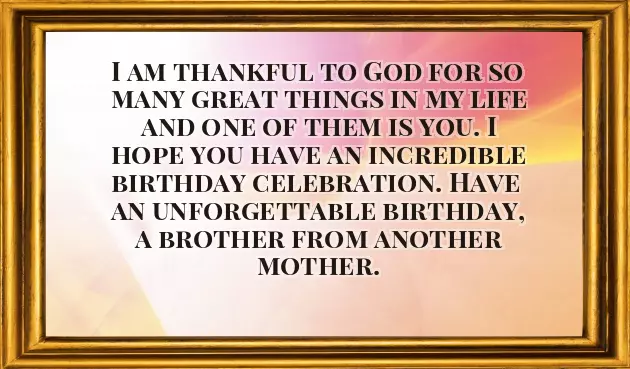 Birthday Quotes For A Brother From Another Mother Birthday Quotes For A Brother From Another Mother