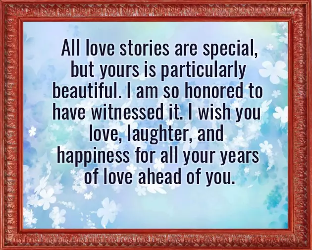 Best Wishes To Married Couple