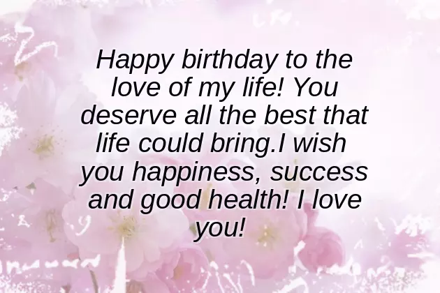 I Wish You A Very Happy Birthday