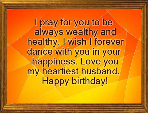 Hubby Birthday Quotes In English