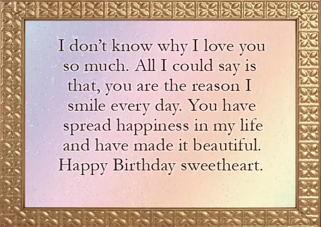 Wishing Birthday To Gf