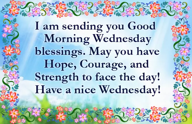 Happy Wednesday Morning Greetings