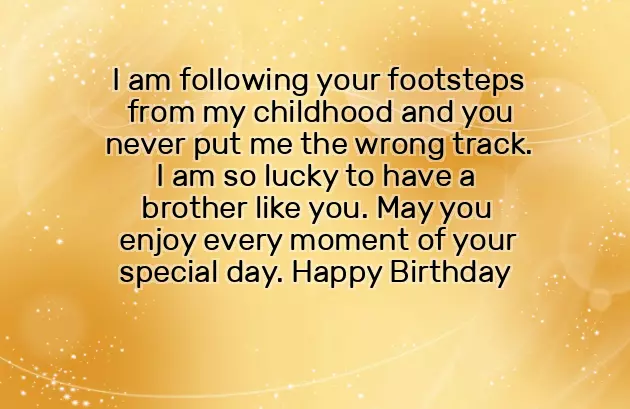 Best Lines For Brother Birthday