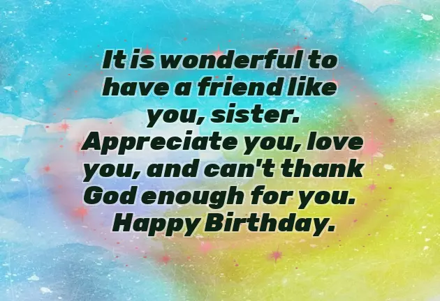 Lines On Birthday For Sister