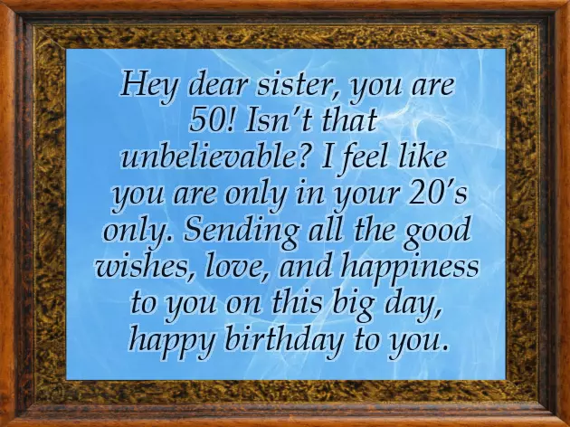 Beautiful Words For Sister Birthday