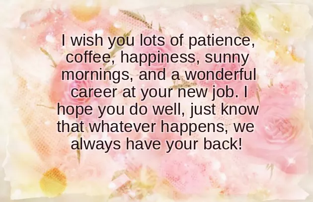 Wishes For New Career Wishes For New Career