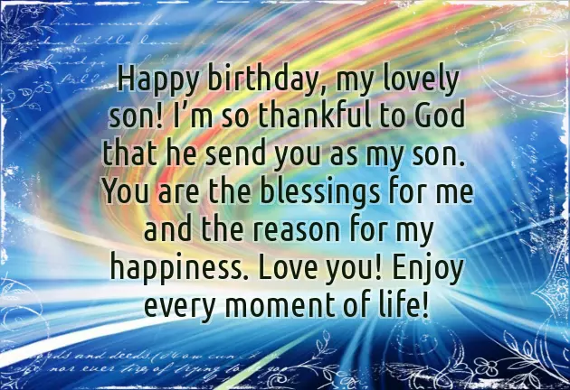 Birthday Wishes Mom To Son Birthday Wishes Mom To Son