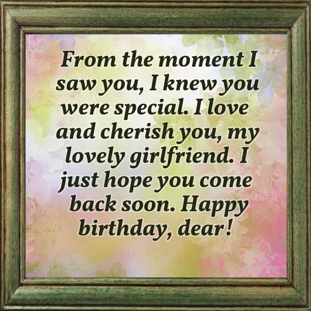 Birthday Sms To Girlfriend