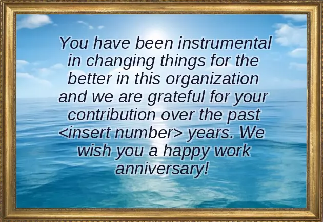 Congratulations For 1 Year Of Service