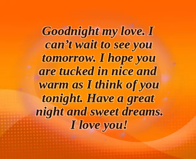 Good Night Wish Romantic