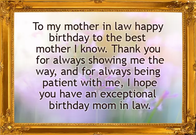 Happy Birthday To My Mother In Law Quotes