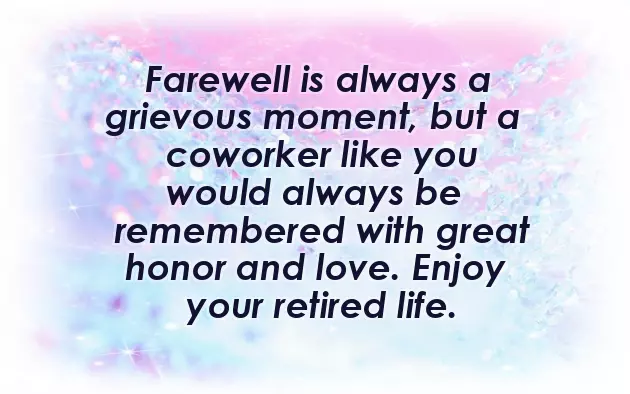 Retirement Messages For A Close Friend