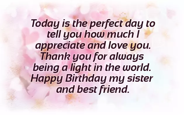 Good Birthday Wishes For Sister Good Birthday Wishes For Sister