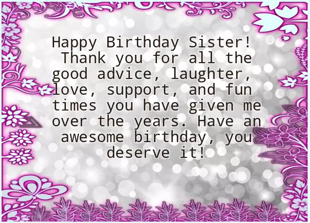 Cute Quotes For Sister Birthday Cute Quotes For Sister Birthday