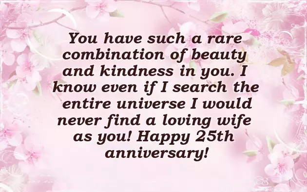 25Th Wedding Anniversary Message