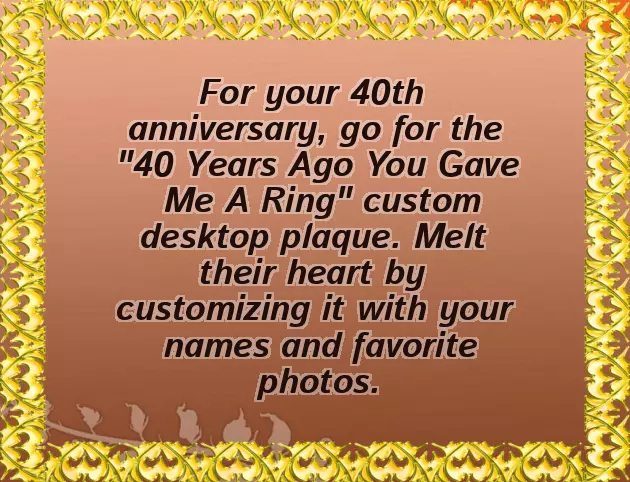 40Th Wedding Anniversary Ideas 40Th Wedding Anniversary Ideas