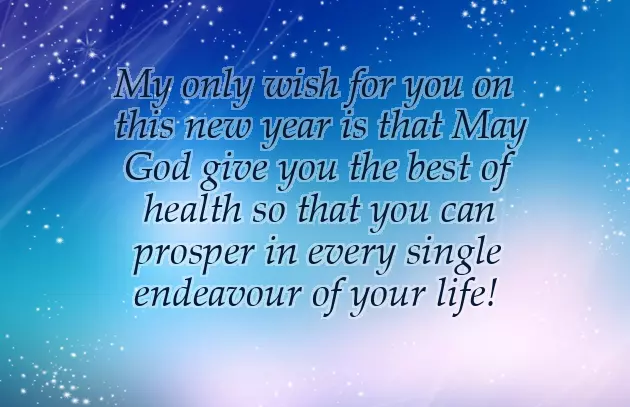 New Year Prayer Wishes