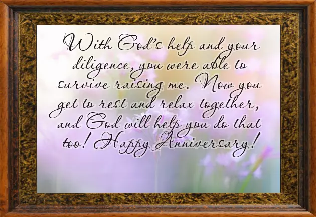 Anniversary Blessing For Mom Dad
