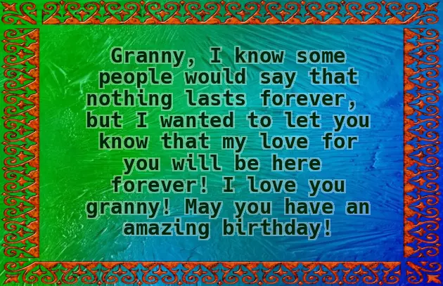 Happy Birthday My Dear Grandma