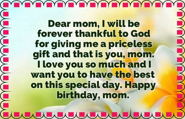 Bday Wishes For Mother