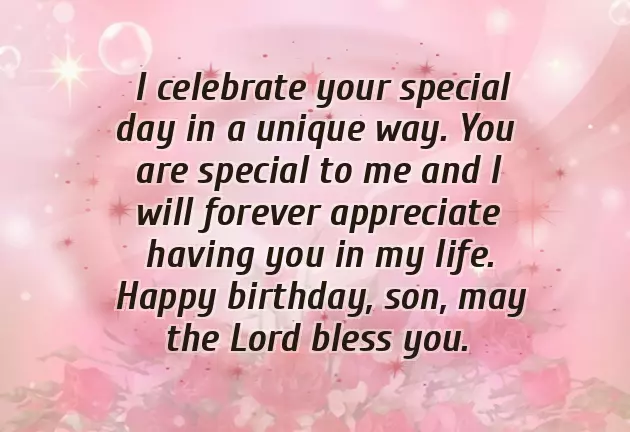 Christian Birthday Greetings For Son
