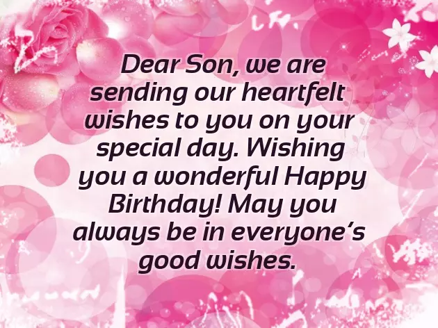 Happy Birthday Little Handsome Boy