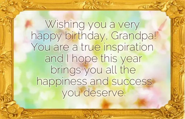 Happy Birthday Quotes Grandpa