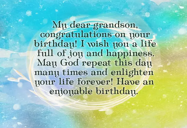 Grandson Birthday Wishes From Grandma Grandson Birthday Wishes From Grandma