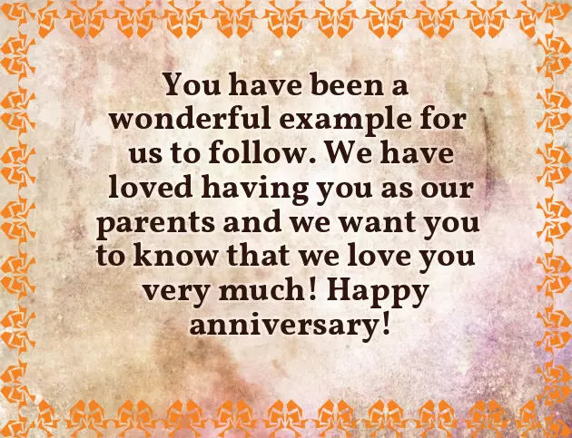 Happy Anniversary To The Best Parents Ever