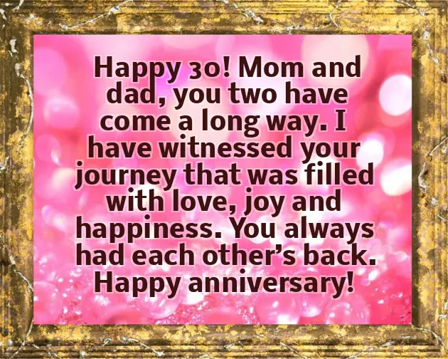 Marriage Anniversary Greetings To Parents