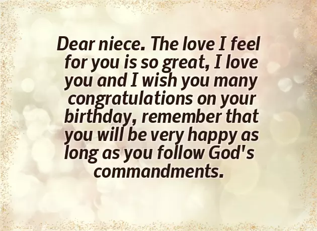 Uncle To Niece Birthday Wishes