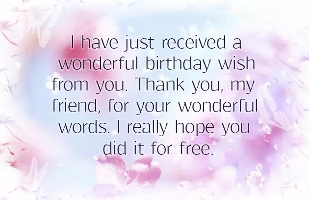 Give Thanks For Birthday Wishes