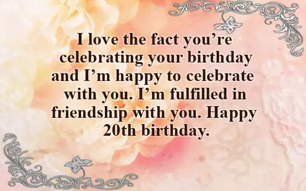 20Th Birthday Wishes For Best Friend Girl 20Th Birthday Wishes For Best Friend Girl