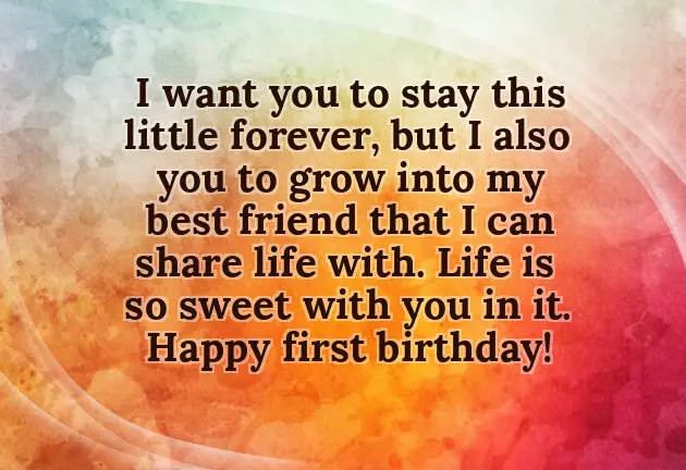 First Birthday Wishes For Grandson