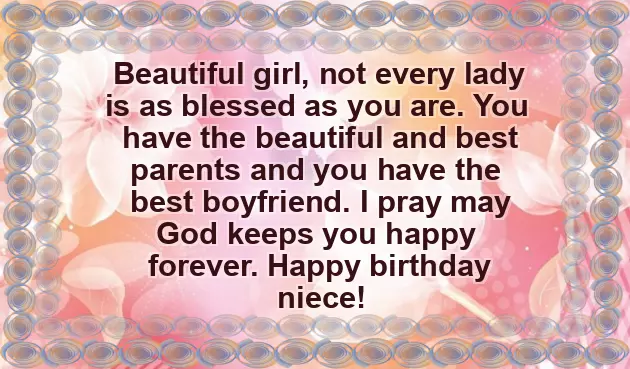 Happy Birthday To My Beautiful Niece