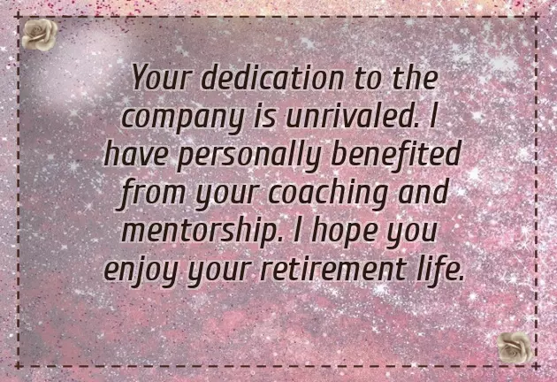 Retirement Text Message