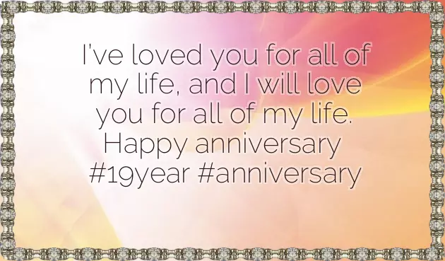 19Th Anniversary Quotes
