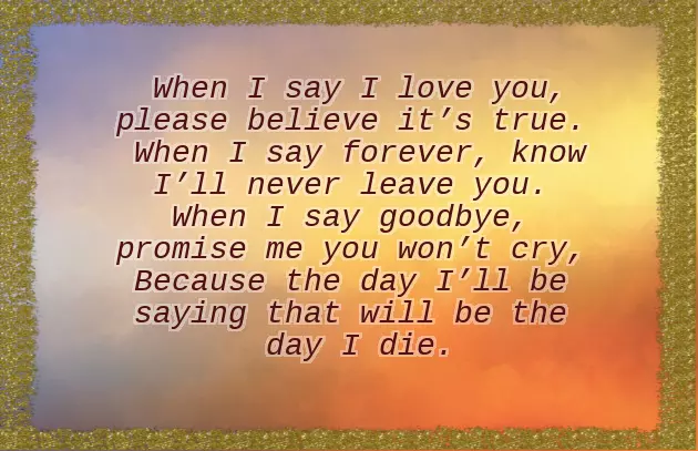 Short Poem For Girlfriend