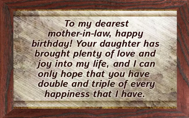 Birthday Wishes For Your Mother In Law