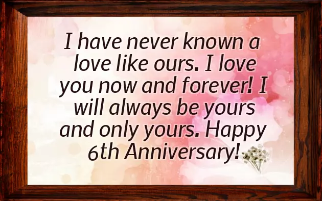 Happy 6Th Wedding Anniversary Wishes Happy 6Th Wedding Anniversary Wishes