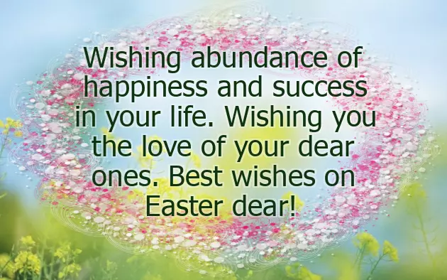 Happy Easter Sunday Wishes