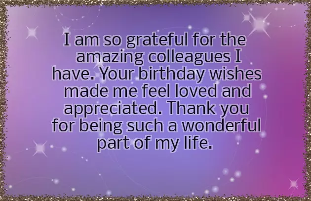 Thank You For Well Wishes On My Birthday