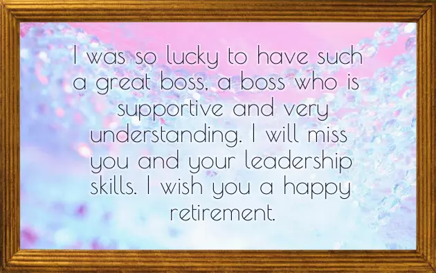 Happy Retirement Wishes For Boss