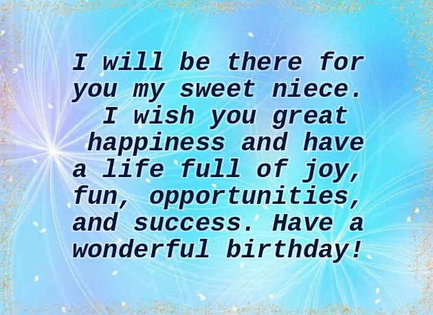 Birthday Wishes For First Niece