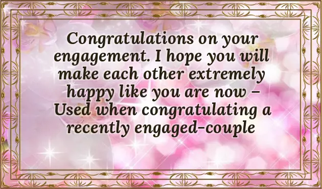 Congratulations On Your Engagement Congratulations On Your Engagement