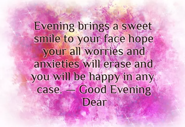 Evening Wishes